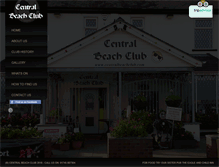 Tablet Screenshot of centralbeachclub.com
